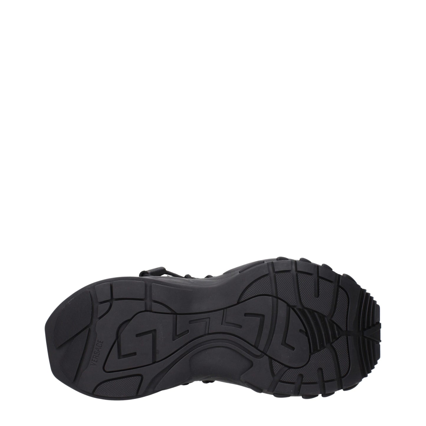 Versace Schwarze Leder-Sneaker