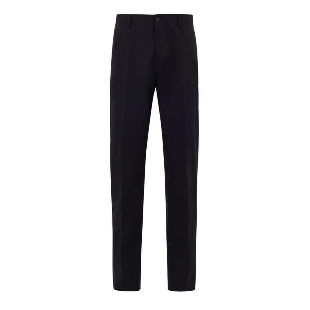 Dolce & Gabbana Schwarzer Wollanzug mit zwei Teilen