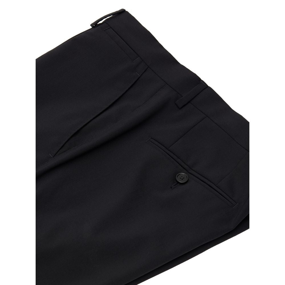 Dolce & Gabbana Schwarzer Wollanzug mit zwei Teilen