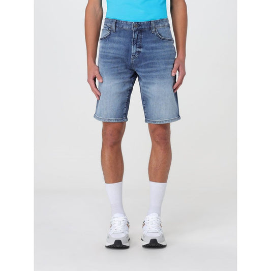 Hugo Boss Blaue Jeans-Shorts