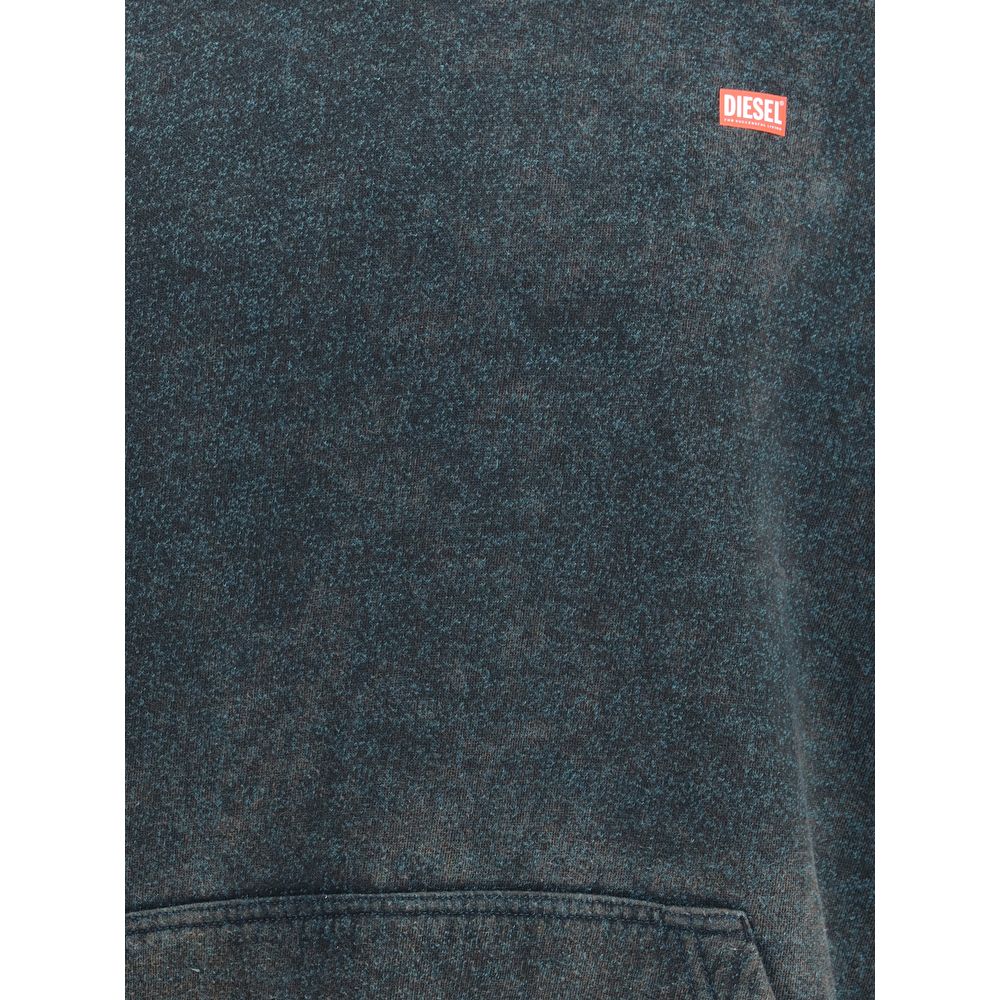 Diesel Schwarzer Polyester-Sweatshirt