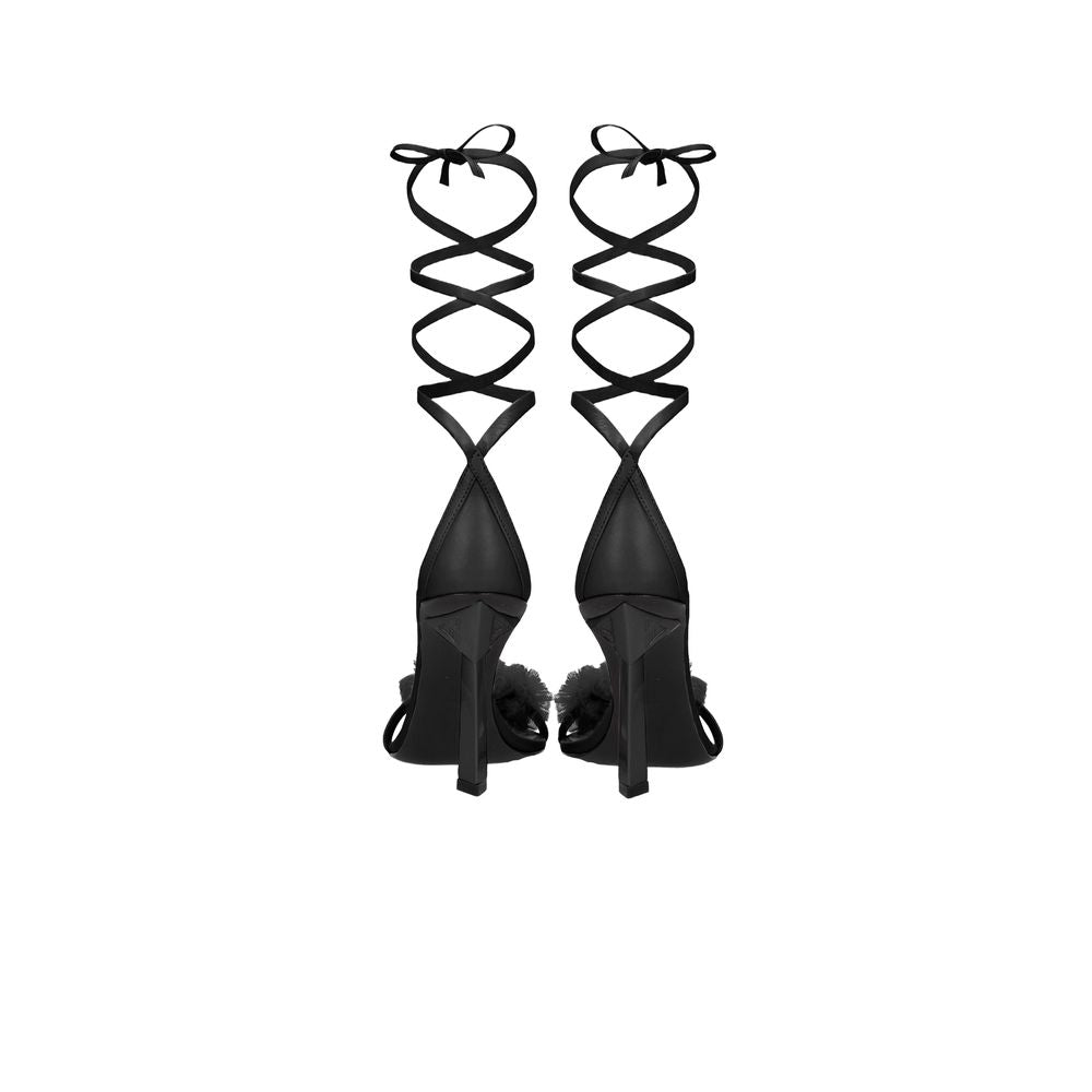 Aniye By Schwarze Leder-Pumps mit hohem Absatz