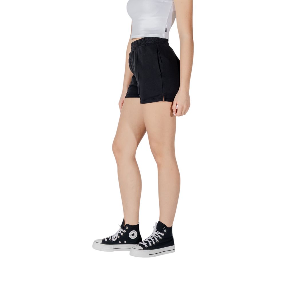 Converse Schwarze Baumwoll-Bermuda-Shorts