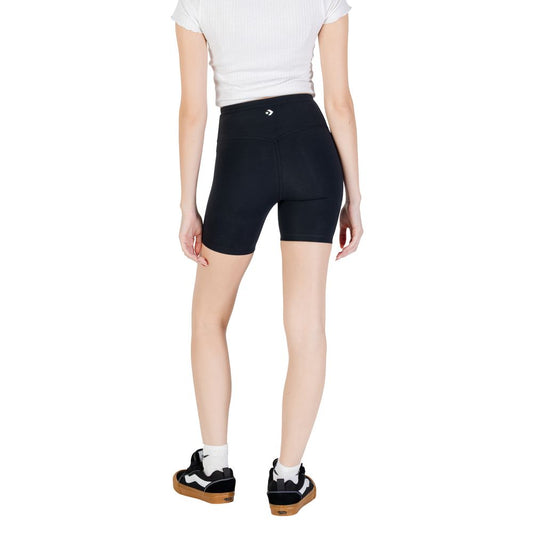 Converse Schwarze Baumwoll-Bermuda-Shorts