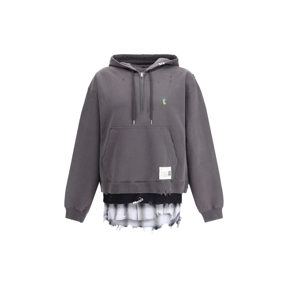 Maison Mihara Yasuhiro Grünes Baumwoll-Sweatshirt