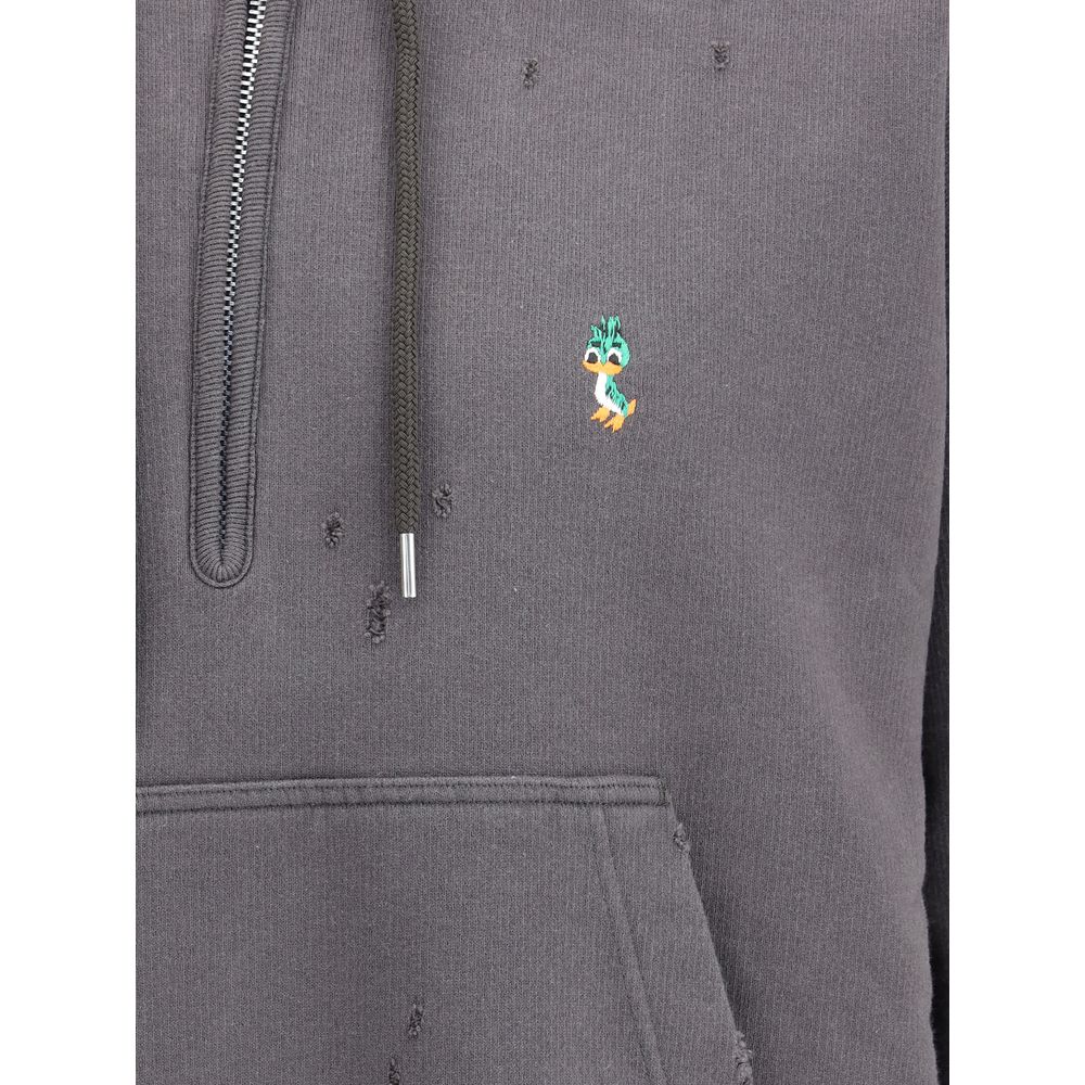 Maison Mihara Yasuhiro Grünes Baumwoll-Sweatshirt