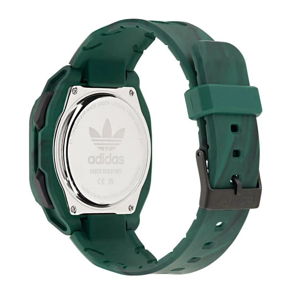 Adidas Grüne Synthetik Digitaluhr