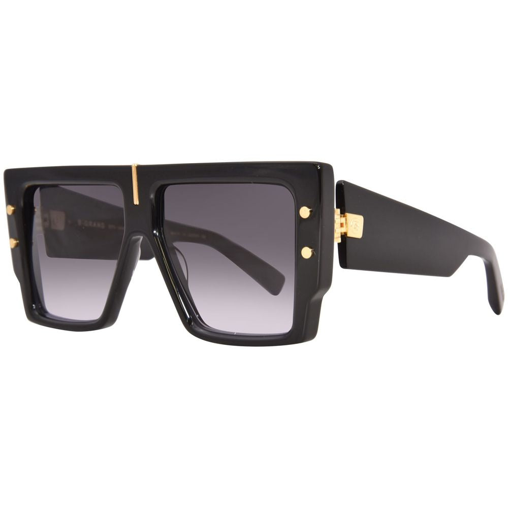 Balmain Sonnenbrille aus schwarzem Acetat
