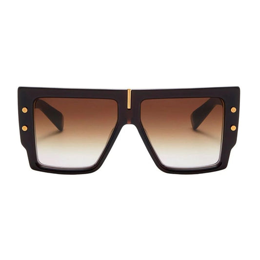 Balmain Braune Sonnenbrille aus Acetat