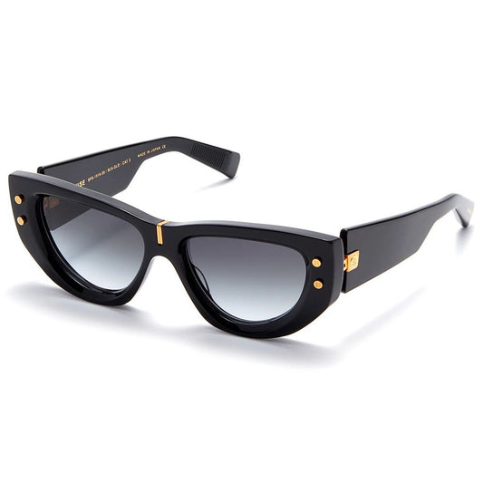 Balmain Schwarze Sonnenbrille aus Acetat