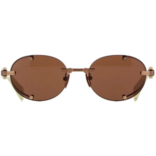 Balmain Braune Sonnenbrille aus Acetat