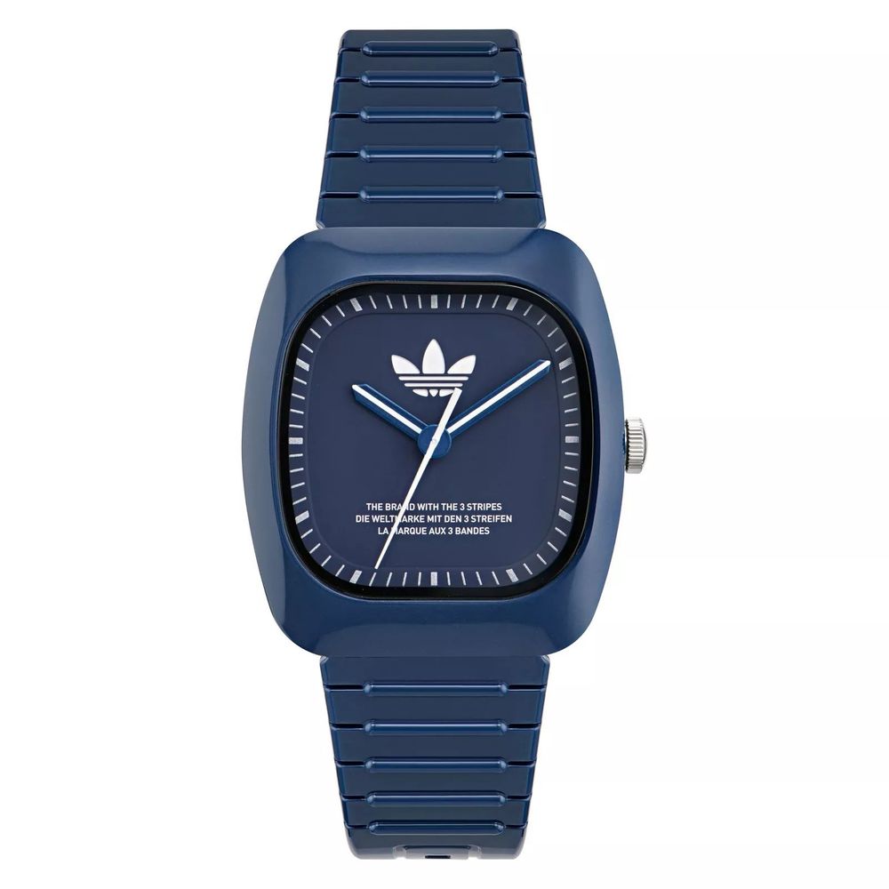 Adidas Blaue Synthetik Sportuhr