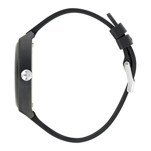 Adidas Schwarze Synthetik Sportuhr