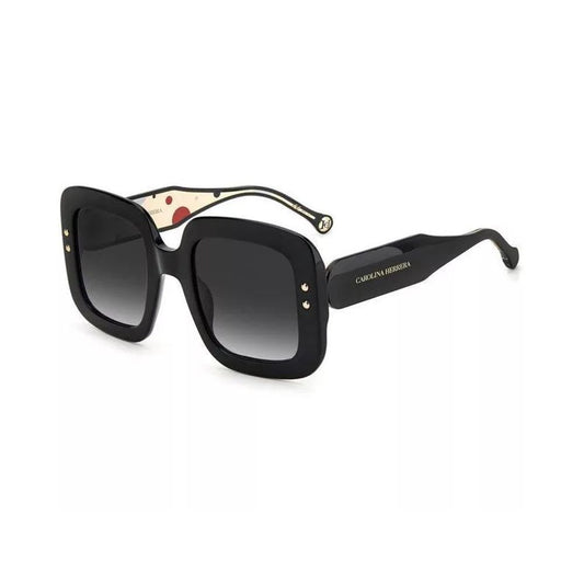 Carolina Herrera Schwarze Sonnenbrille aus Acetat