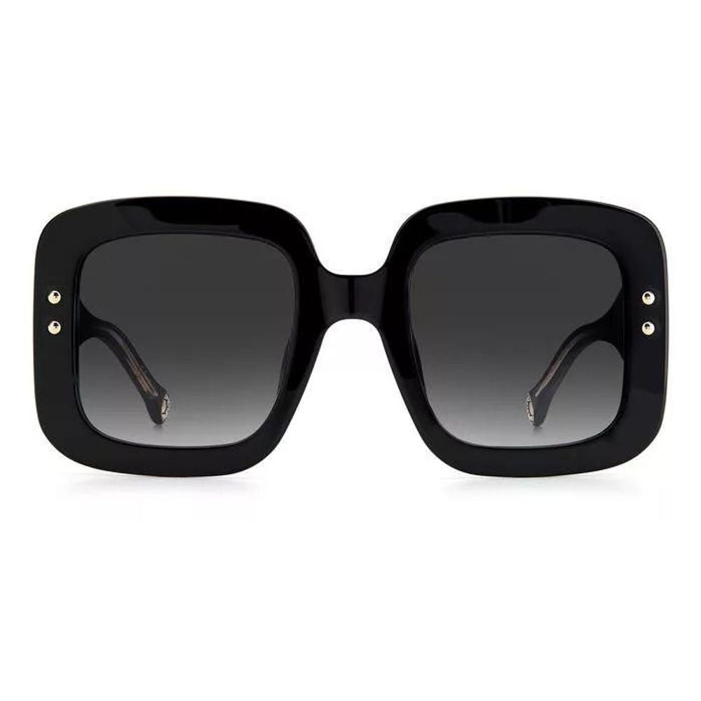 Carolina Herrera Schwarze Sonnenbrille aus Acetat