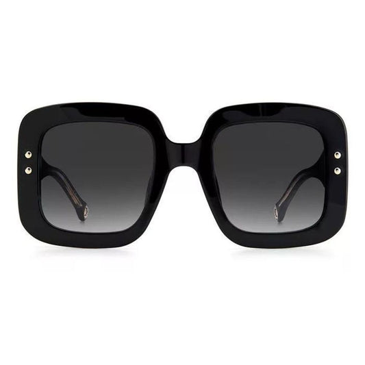 Carolina Herrera Schwarze Sonnenbrille aus Acetat