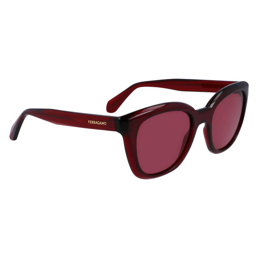 Ferragamo Sonnenbrille mit Rot-Injektion
