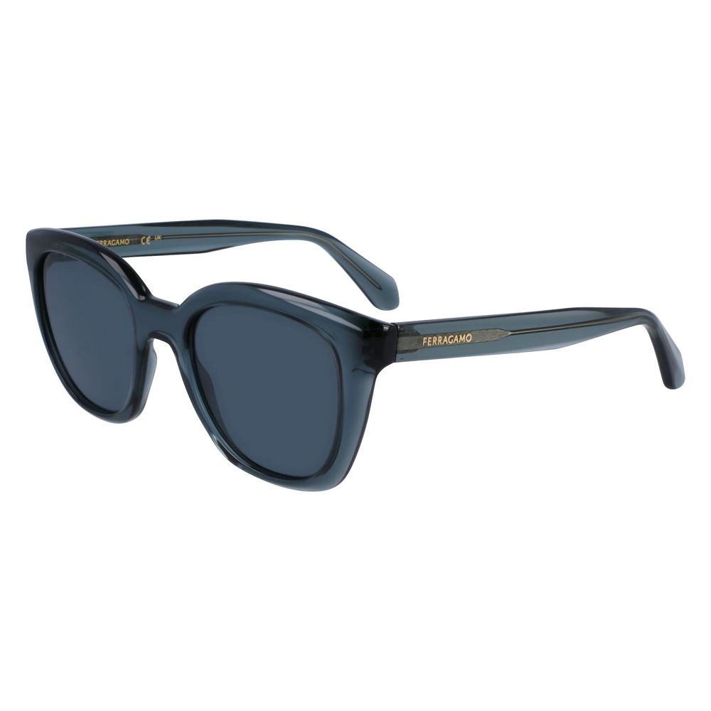 Ferragamo Injektions-Sonnenbrille in Blau