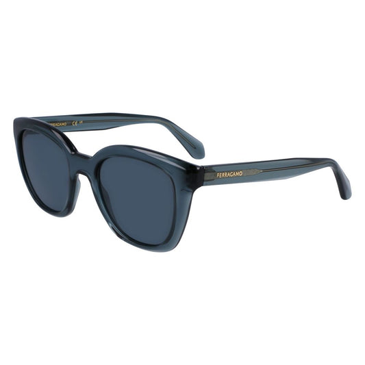 Ferragamo Injektions-Sonnenbrille in Blau