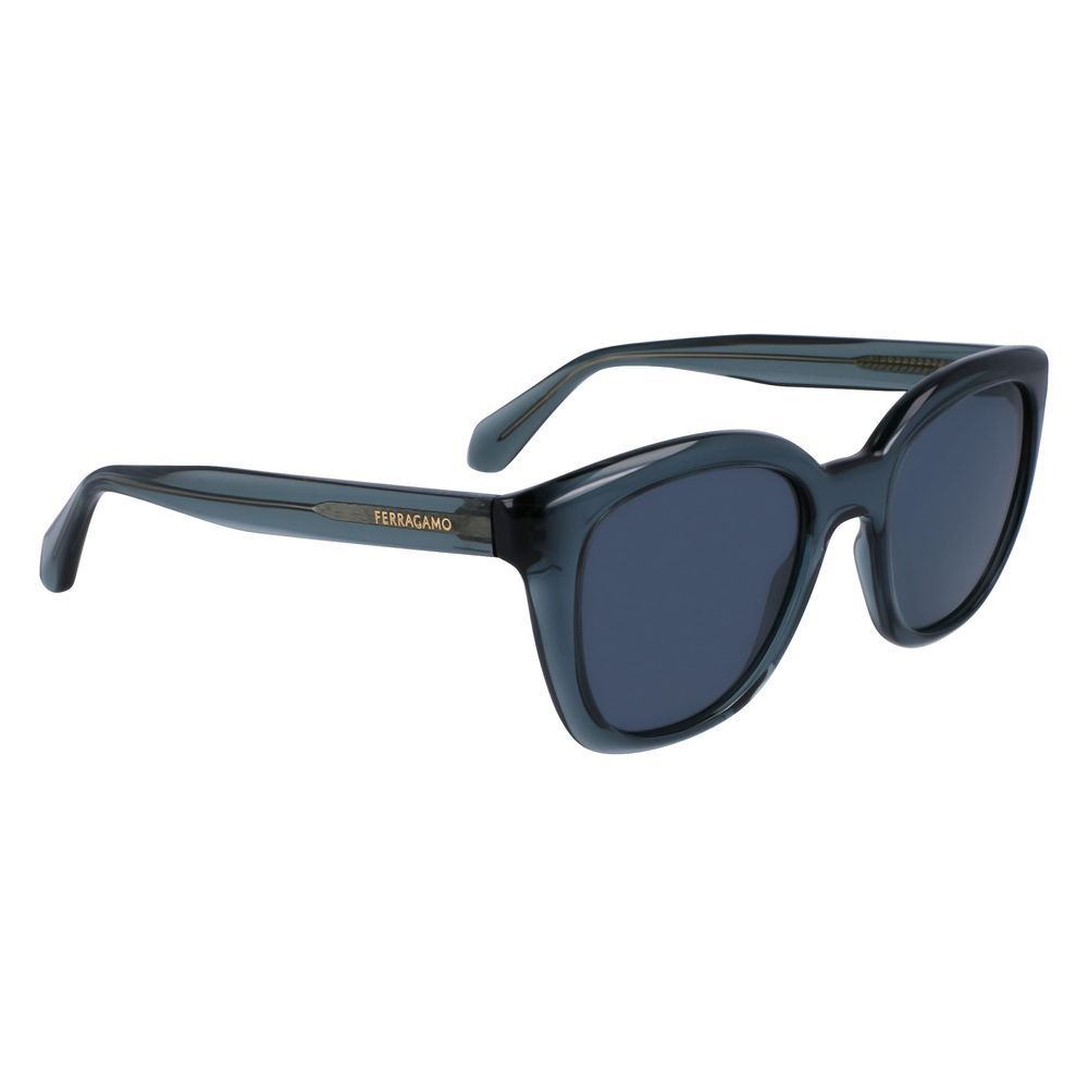 Ferragamo Injektions-Sonnenbrille in Blau