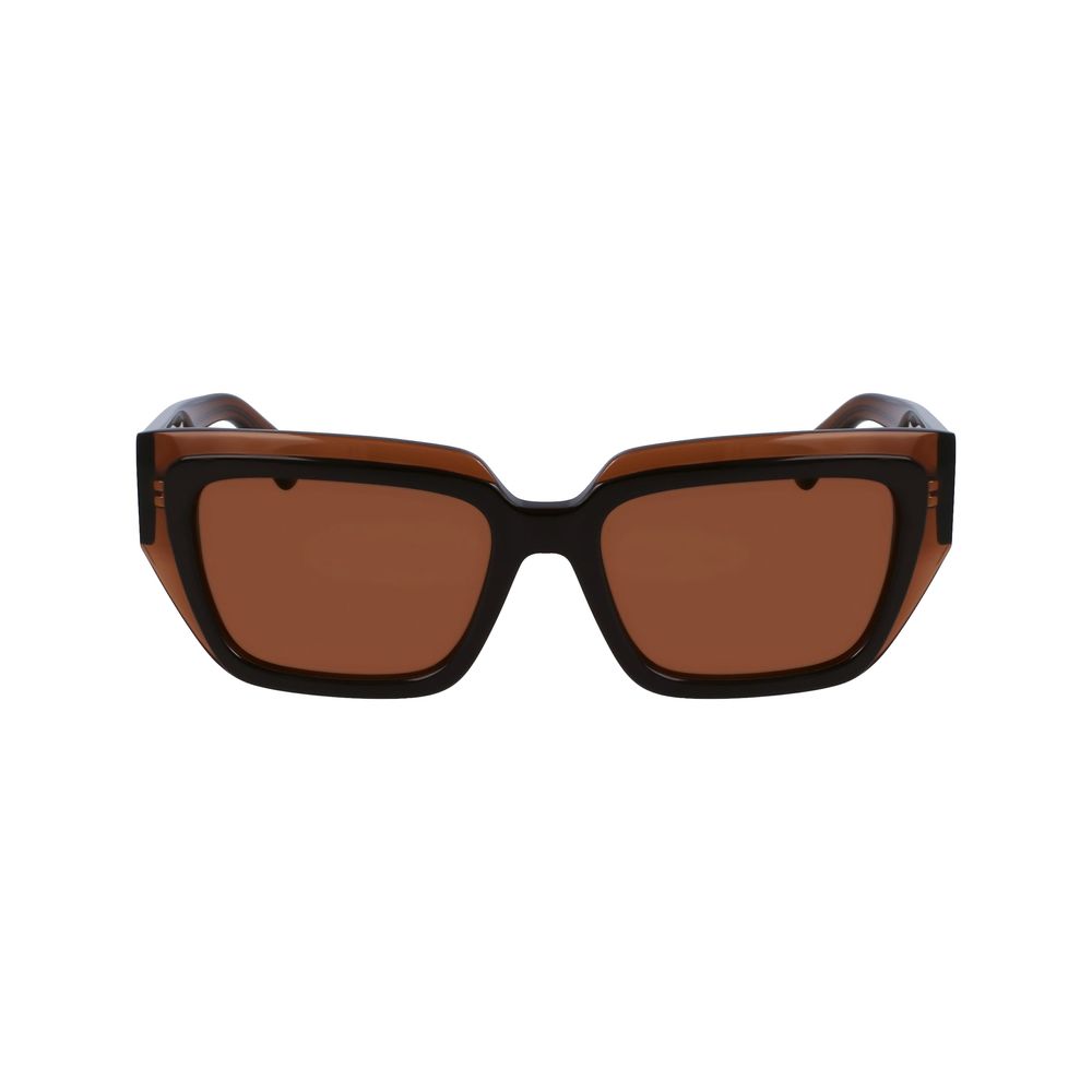 Ferragamo Braune Sonnenbrille aus Acetat