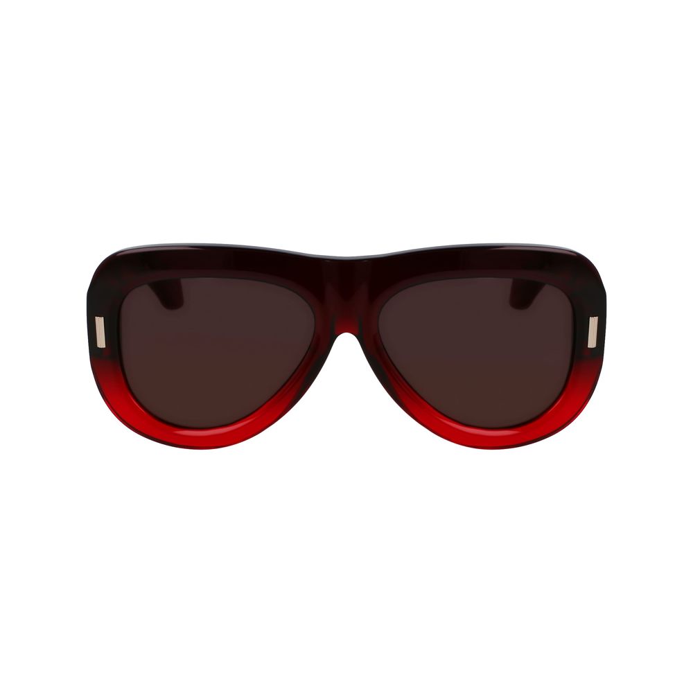 Ferragamo Rote Sonnenbrille aus Acetat