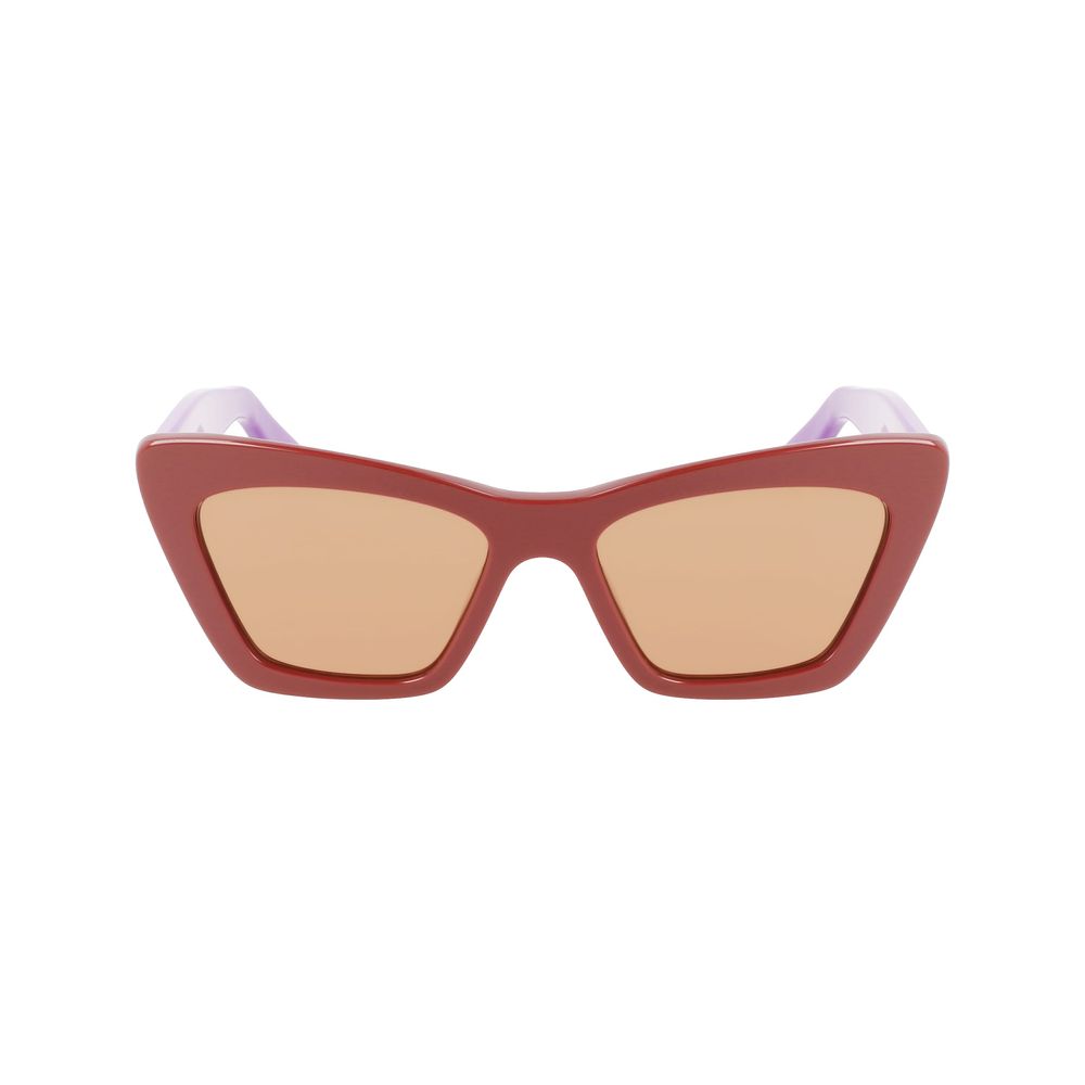 Ferragamo Braune Sonnenbrille aus Acetat