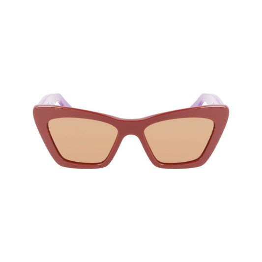 Ferragamo Braune Sonnenbrille aus Acetat