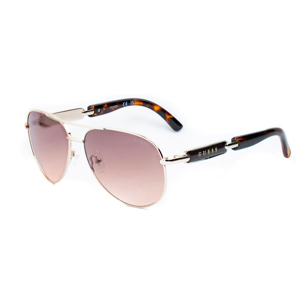 Guess Metall-Sonnenbrille in Gold