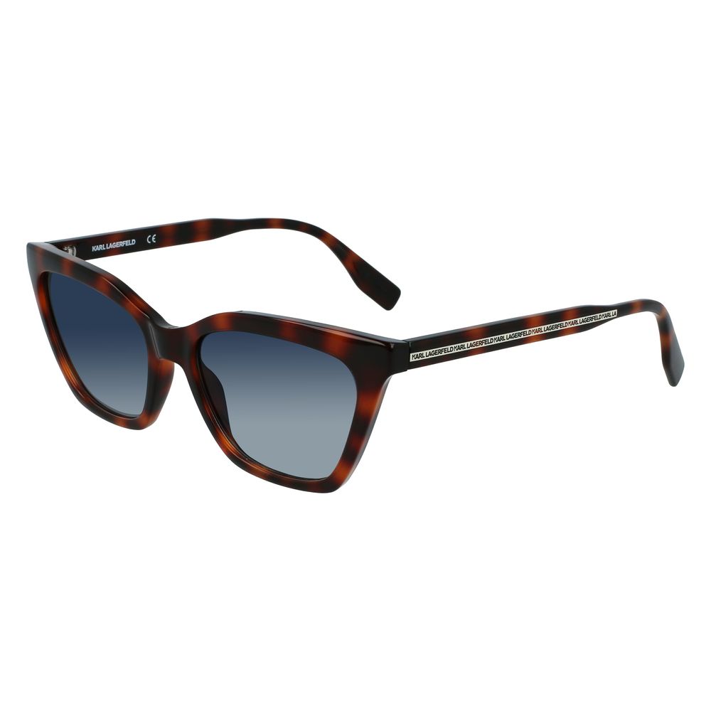 Karl Lagerfeld Braune Injected Sonnenbrille