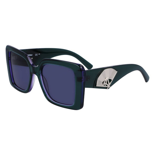 Karl Lagerfeld Lila Sonnenbrille aus Acetat