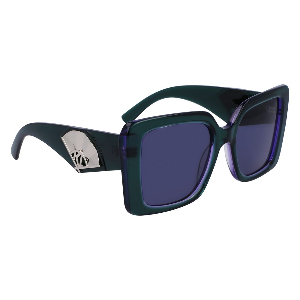 Karl Lagerfeld Lila Sonnenbrille aus Acetat