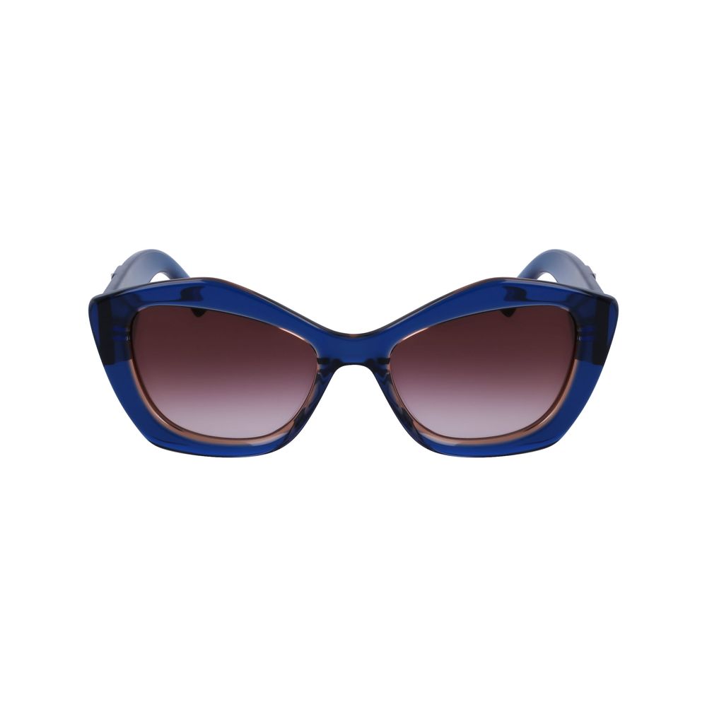 Karl Lagerfeld Sonnenbrille aus blauem Acetat