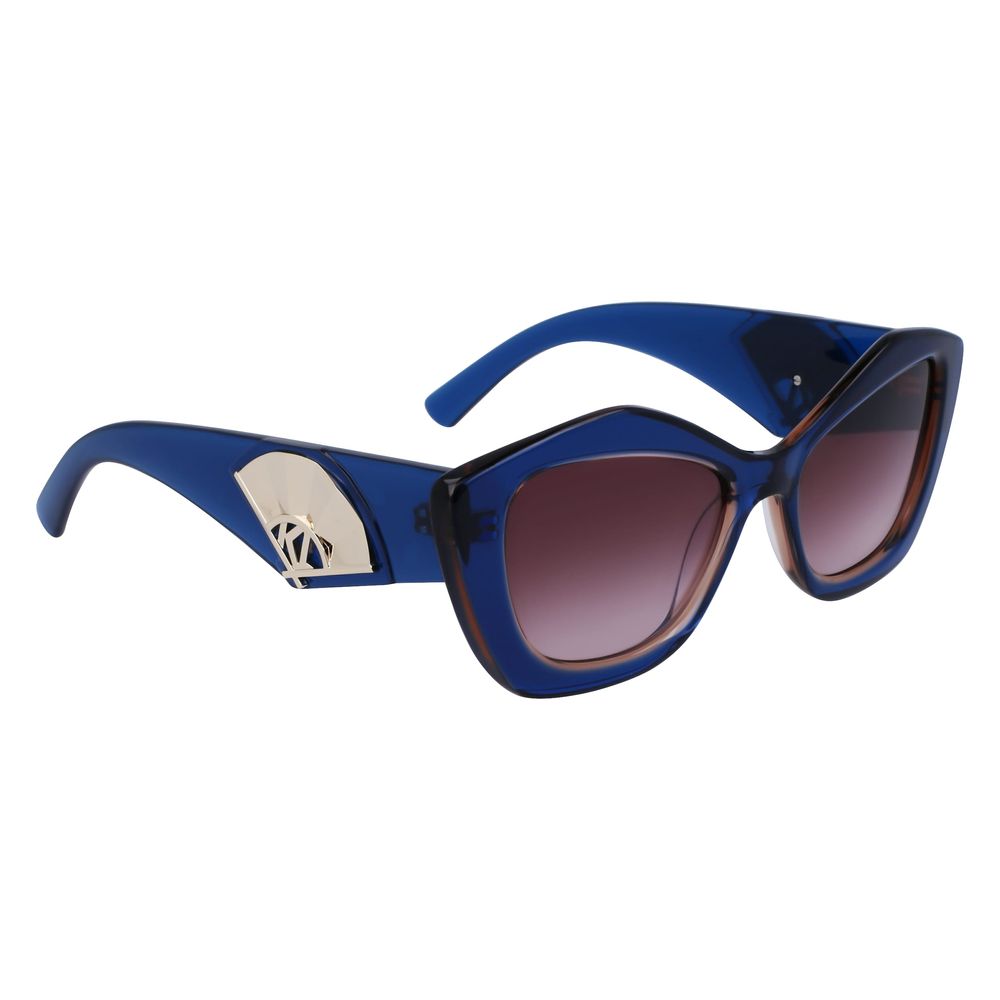 Karl Lagerfeld Sonnenbrille aus blauem Acetat