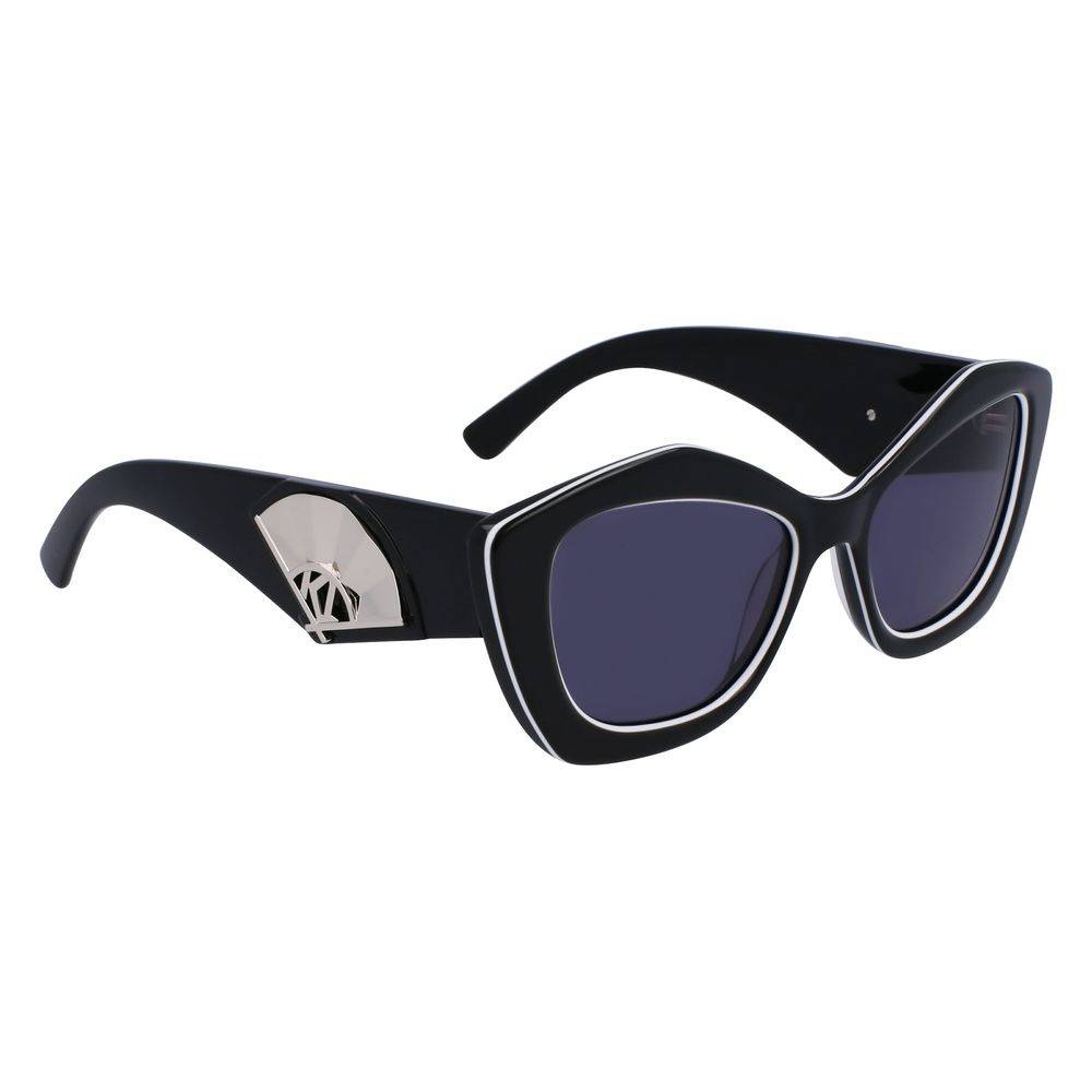 Karl Lagerfeld Schwarze Sonnenbrille aus Acetat