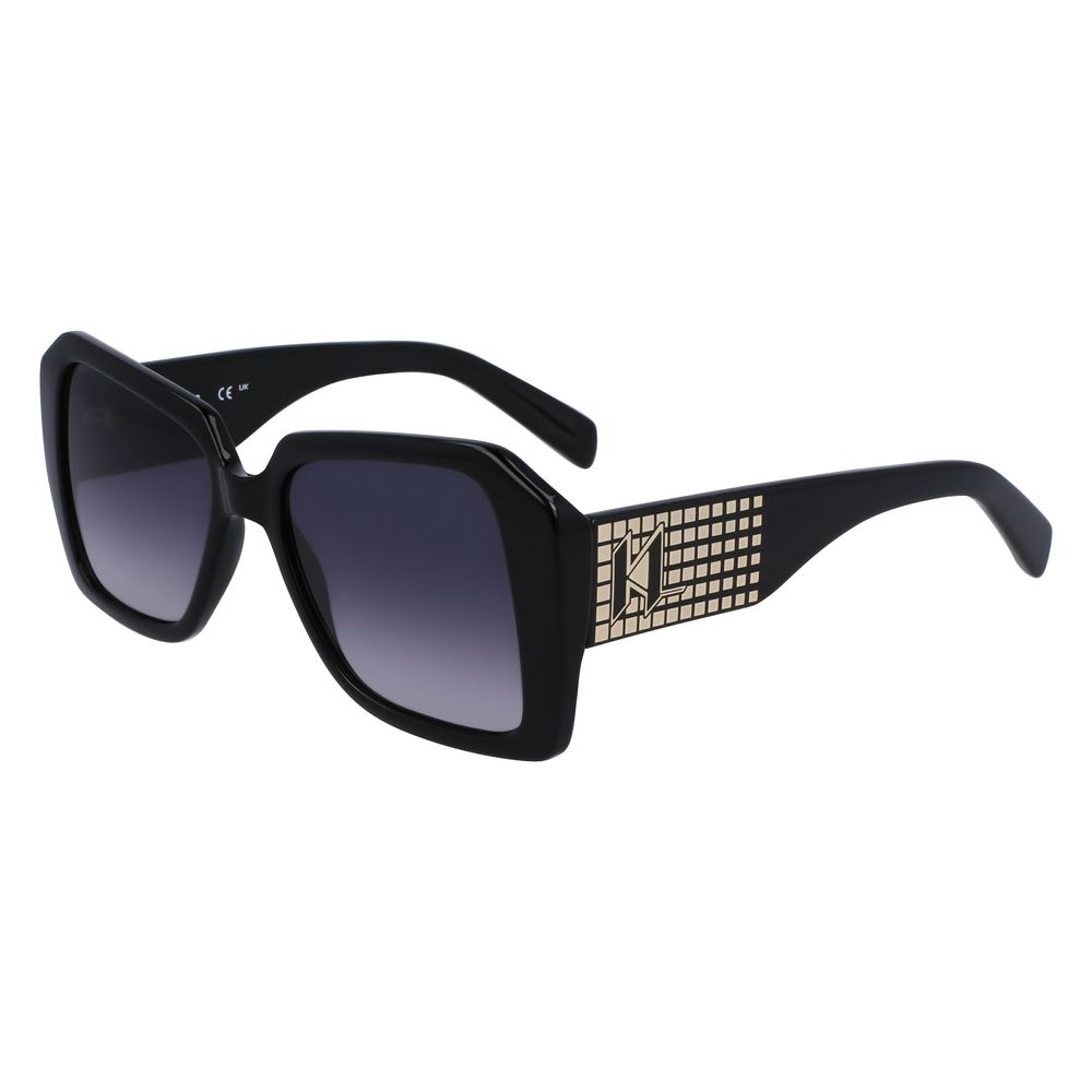Karl Lagerfeld Schwarze Injected Sonnenbrille