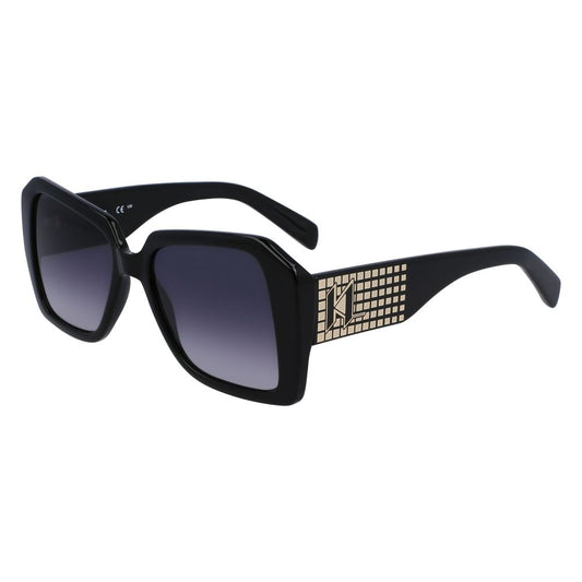Karl Lagerfeld Schwarze Injected Sonnenbrille