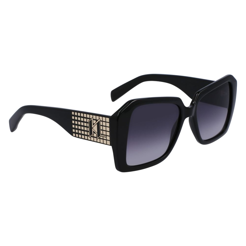 Karl Lagerfeld Schwarze Injected Sonnenbrille