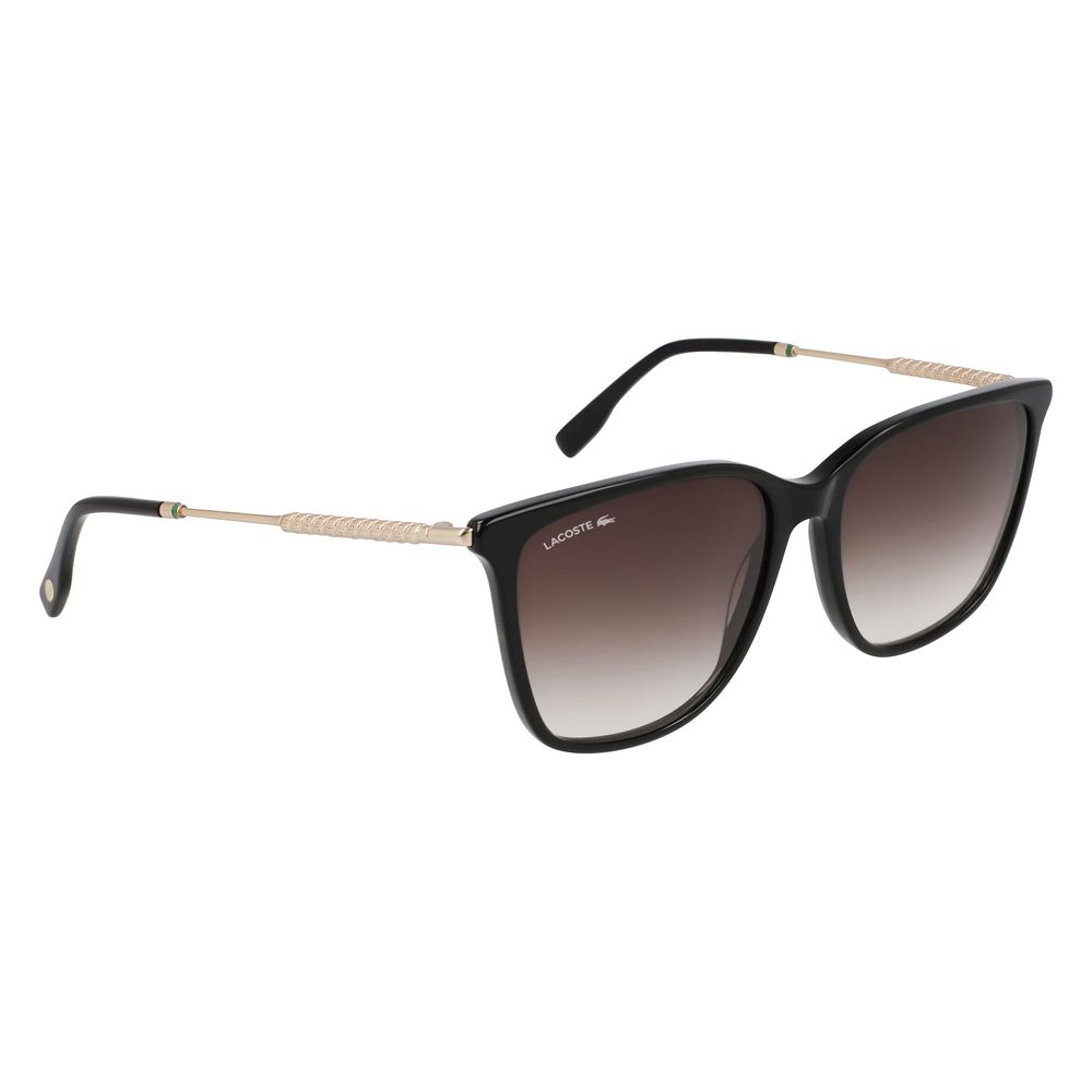 Lacoste Schwarze Sonnenbrille aus Acetat