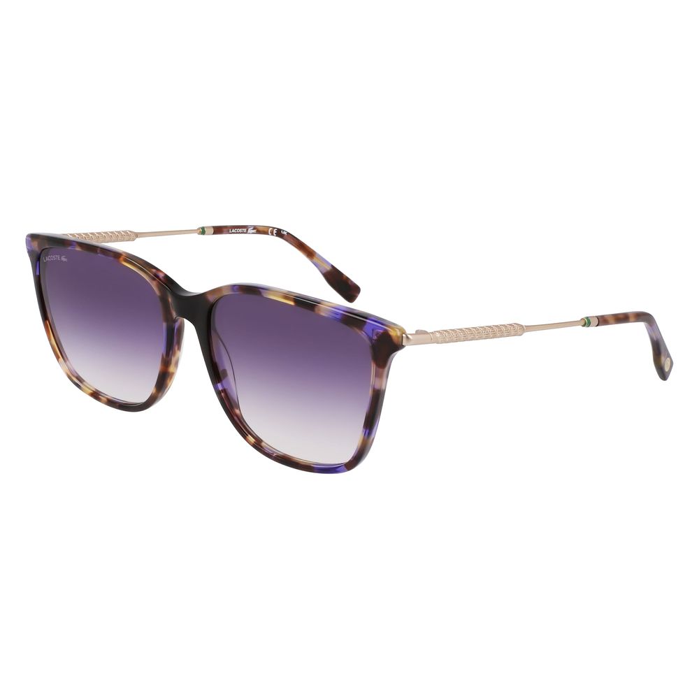 Lacoste Lila Sonnenbrille aus Acetat