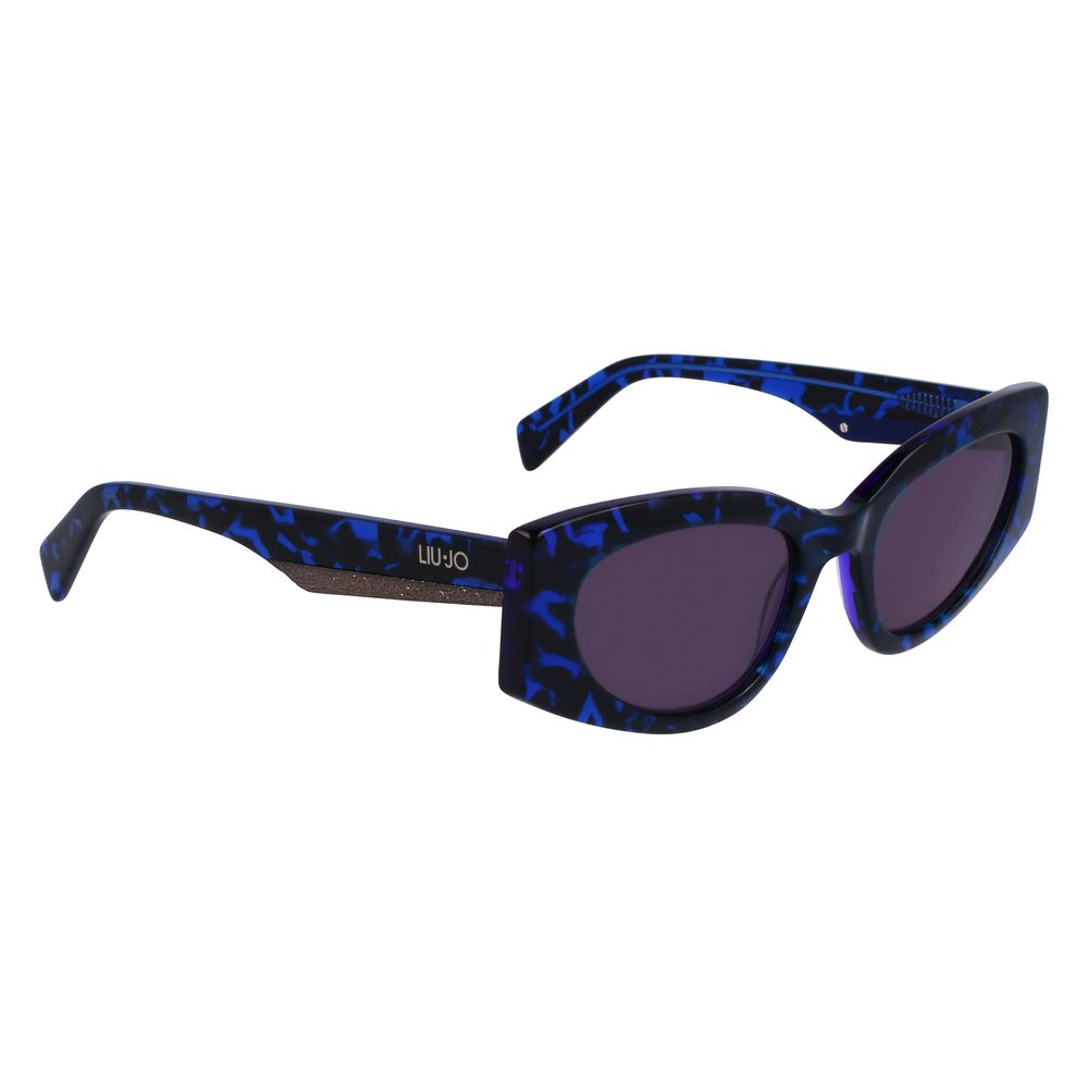 Liu Jo Blaue Sonnenbrille aus Acetat