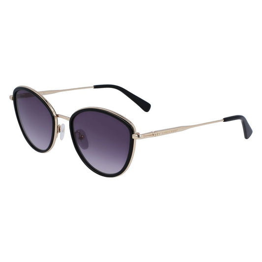 Longchamp Goldene Metall-Sonnenbrille
