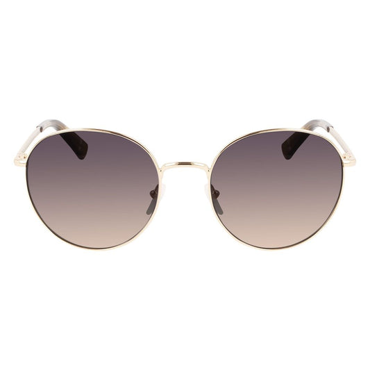 Longchamp Goldene Metall-Sonnenbrille