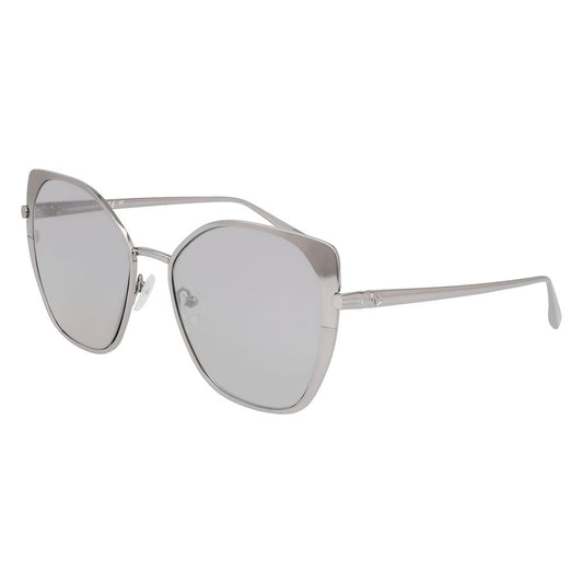 Longchamp Grau-Metallic-Sonnenbrille
