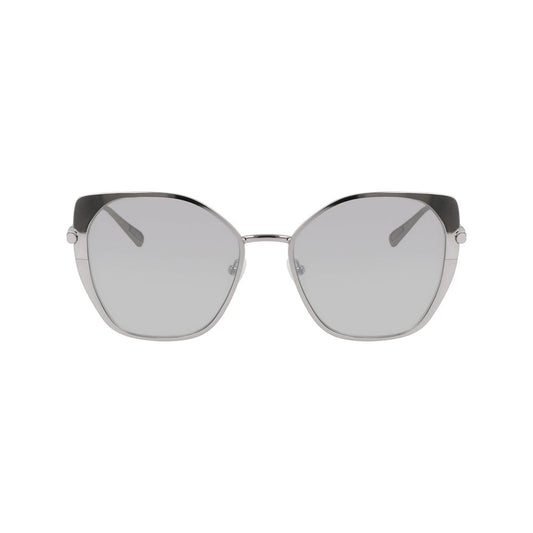 Longchamp Grau-Metallic-Sonnenbrille