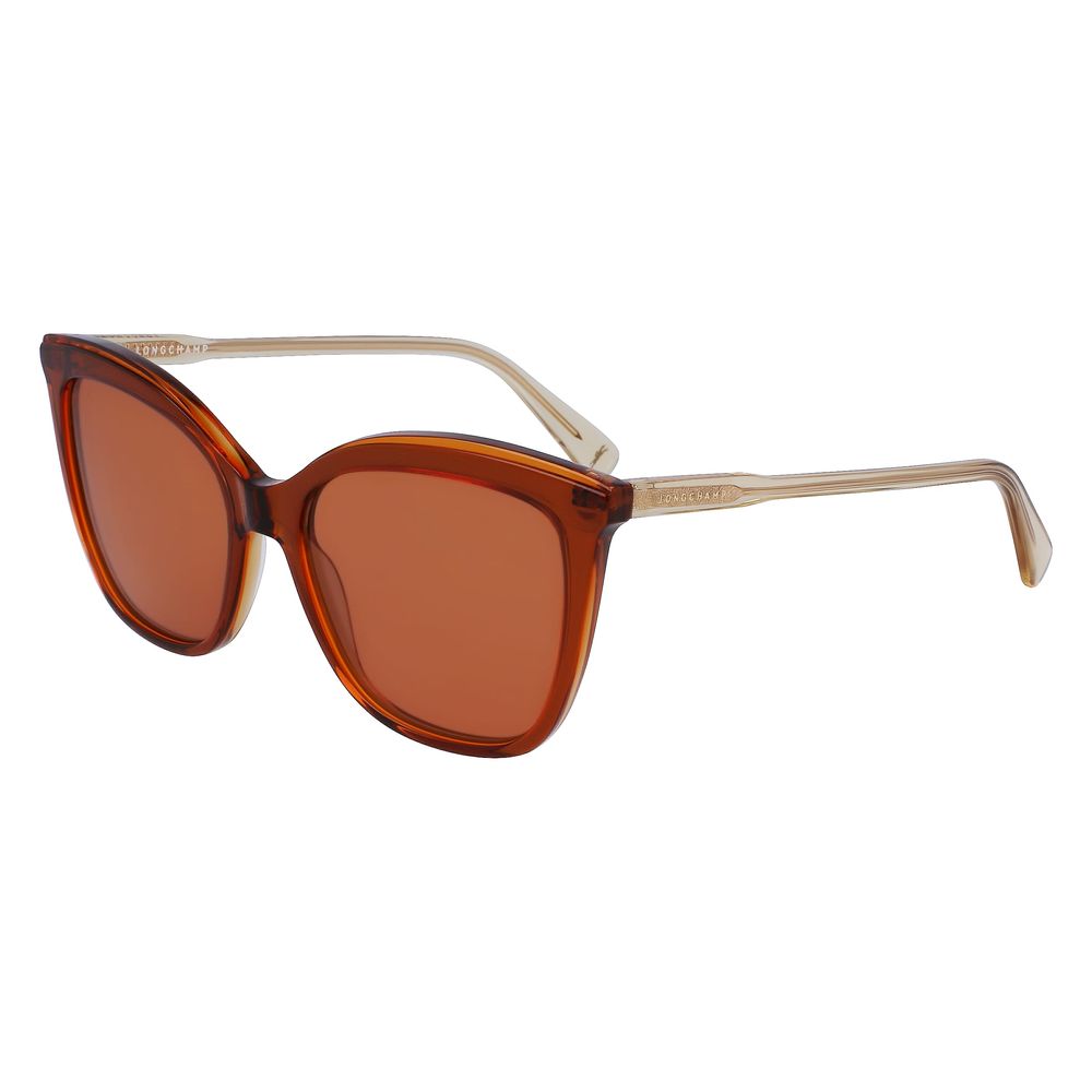 Longchamp Gelbe Sonnenbrille aus Acetat