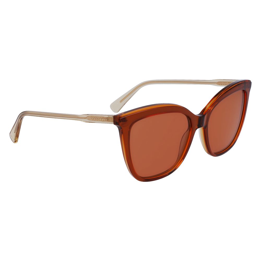 Longchamp Gelbe Sonnenbrille aus Acetat