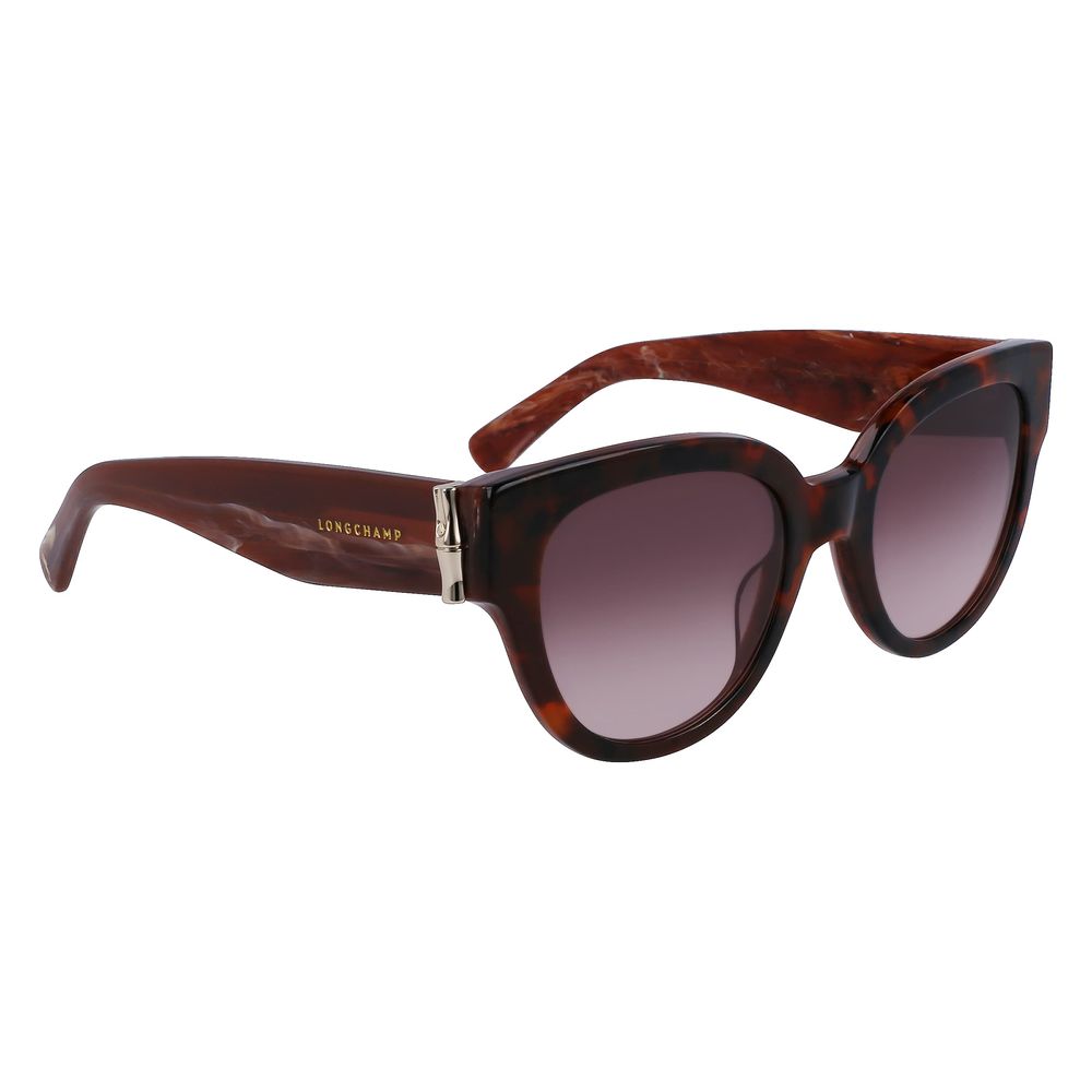 Longchamp Braune Sonnenbrille aus Acetat
