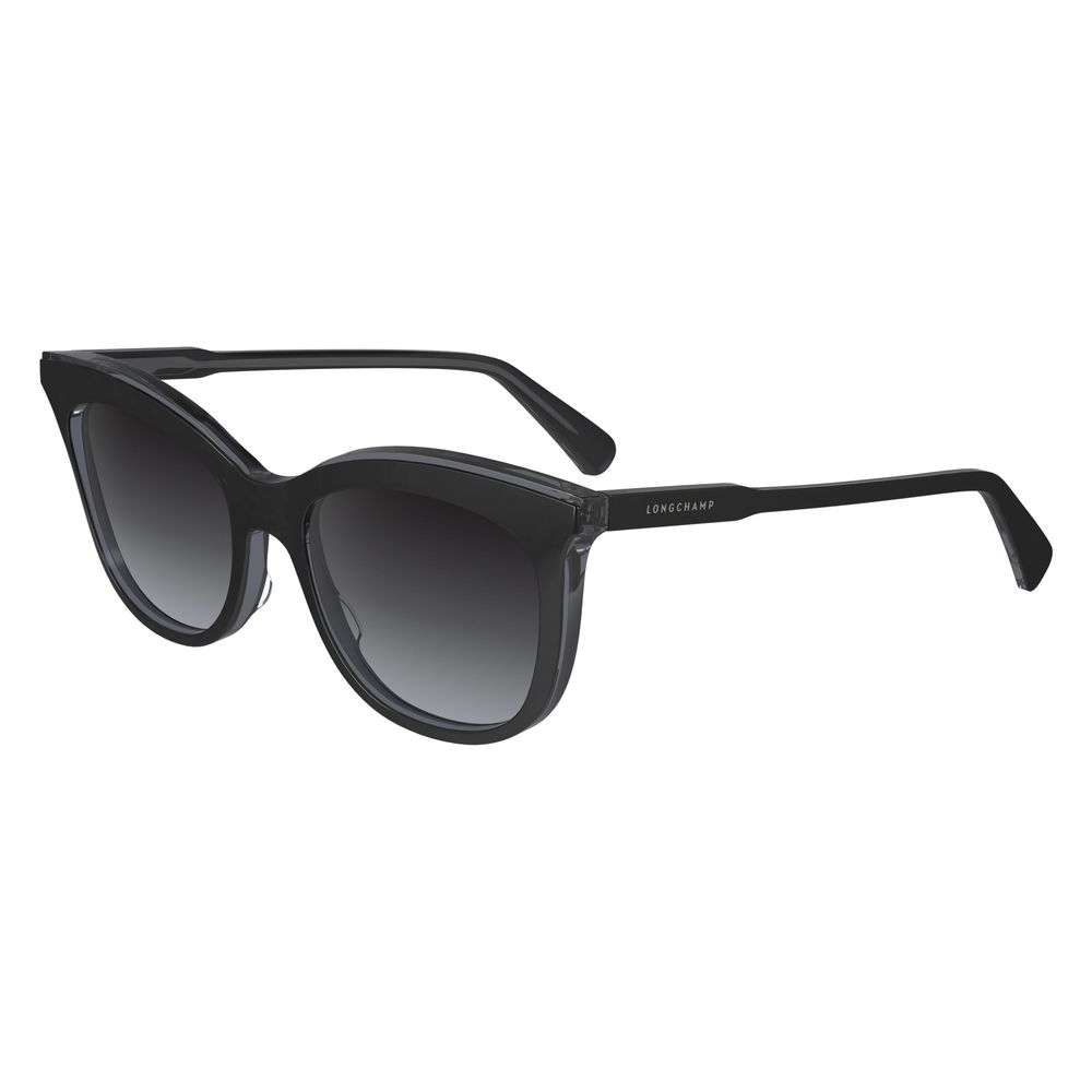 Longchamp Sonnenbrille aus schwarzem Acetat