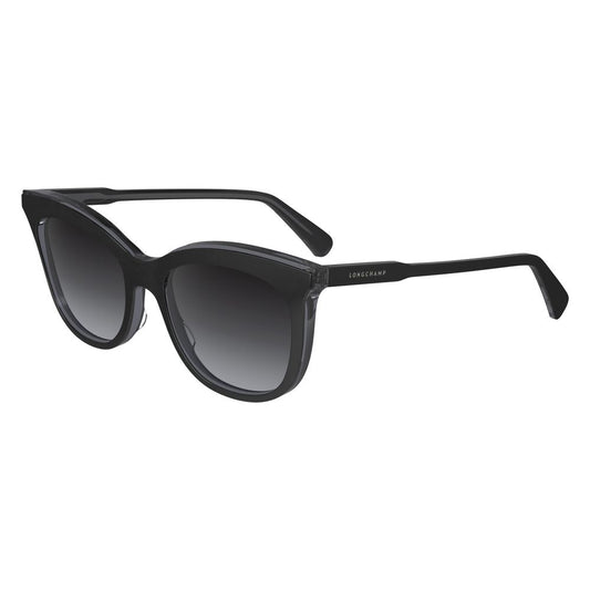 Longchamp Sonnenbrille aus schwarzem Acetat
